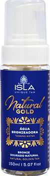 Água Bronzeadora Natural Gold - Isla Unique Tan